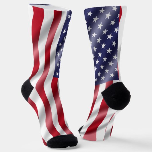 Chaussette Drapeau d'Usa (Angulaire)