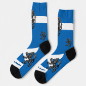 Chaussette Drapeau écossais, Rampant Patriotique, Écosse (Gauche)