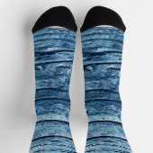 Chaussette Drapeau en bois (Haut)
