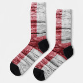 Chaussette Drapeau en bois (Gauche)