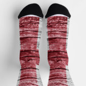 Chaussette Drapeau en bois (Haut)