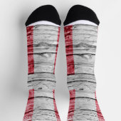 Chaussette Drapeau en bois (Haut)