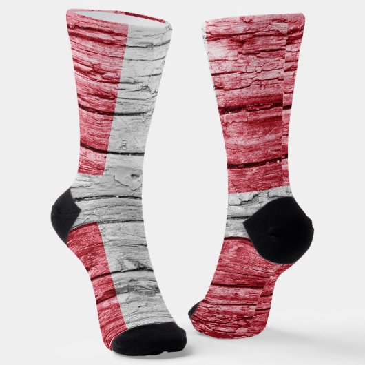 Chaussette Drapeau en bois (Angulaire)