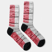 Chaussette Drapeau en bois (Droite)