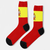 Chaussette Drapeau espagnol Patriotique Espagne Fierté nation (Gauche)