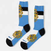 Chaussette Drapeau estonien Patriotique, Estonie durable (Gauche)