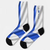 Chaussette Drapeau finlandais (Gauche)