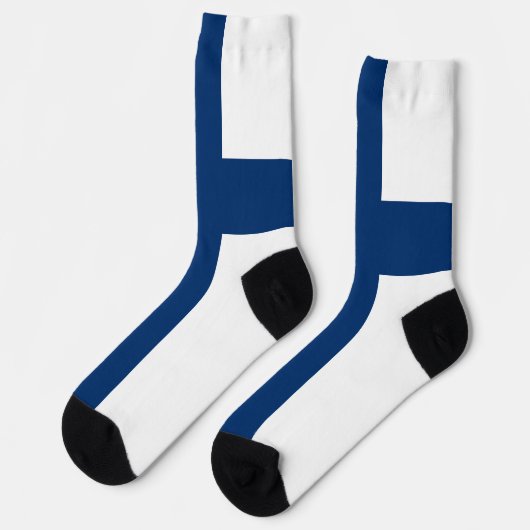 Chaussette Drapeau Finlande (Gauche)