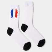 Chaussette drapeau français (Droite)