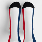 Chaussette Drapeau français Fun Patriotique France Fierté nat (Haut)