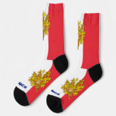 Chaussette Drapeau Français Patriotique, France Durable Premi (Gauche)