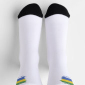Chaussette Drapeau Gabon (Haut)