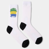 Chaussette Drapeau Gabon (Droite)