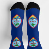 Chaussette Drapeau Guam (Haut)