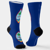 Chaussette Drapeau Guam (Angulaire)