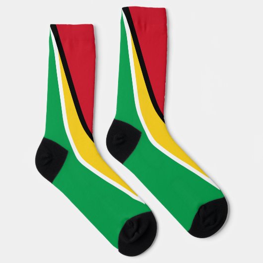Chaussette Drapeau Guyana (Droite)