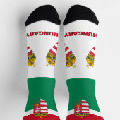 Chaussette Drapeau hongrois patriotique, Hongrie durable (Haut)