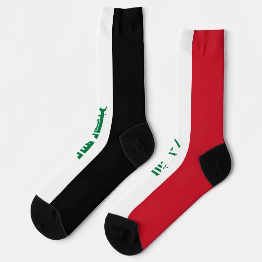 Chaussette Drapeau Iraq (Gauche)