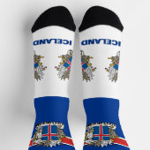 Chaussette Drapeau islandais patriotique, durable Islande (Haut)