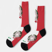 Chaussette Drapeau italien Patriotique, Italie durable Premiu (Gauche)