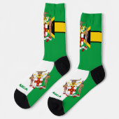 Chaussette Drapeau jamaïcain patriotique, durable Jamaïque (Gauche)