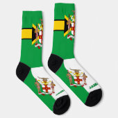 Chaussette Drapeau jamaïcain patriotique, durable Jamaïque (Droite)