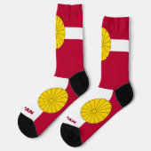 Chaussette Drapeau japonais patriotique, Japon durable (Gauche)