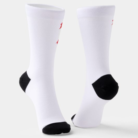 Chaussette Drapeau libanais (Angulaire)