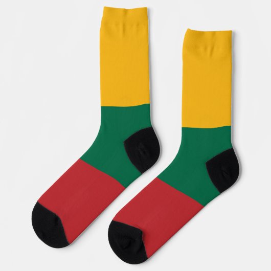 Chaussette Drapeau Lituanie (Gauche)