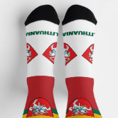 Chaussette Drapeau lituanien patriotique, durable Lituanie (Haut)