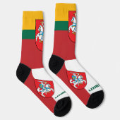 Chaussette Drapeau lituanien patriotique, durable Lituanie (Droite)