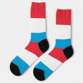 Chaussette Drapeau Luxembourg (Gauche)