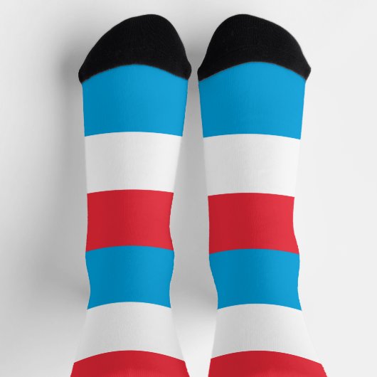 Chaussette Drapeau Luxembourg (Haut)