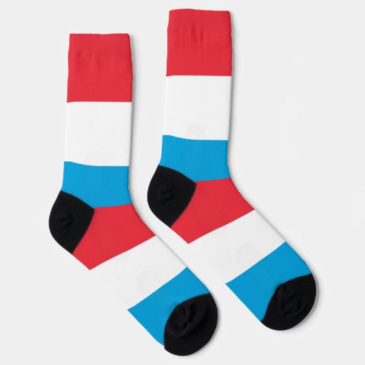Chaussette Drapeau Luxembourg (Droite)