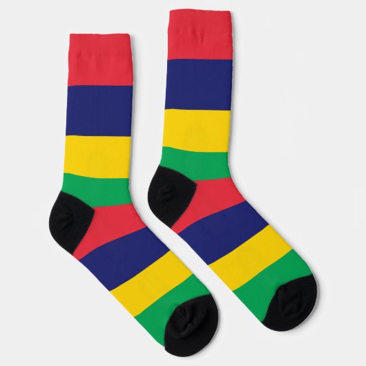 Chaussette Drapeau Maurice (Droite)
