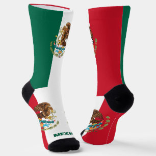 Chaussette Drapeau mexicain Patriotique, Mexique durable Prem