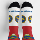 Chaussette Drapeau mongol Patriotique, Mongolie durable (Haut)