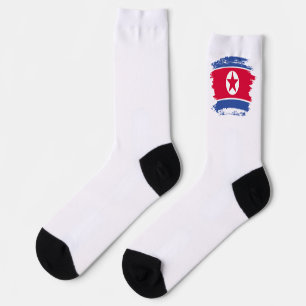 Chaussette Drapeau nord-coréen