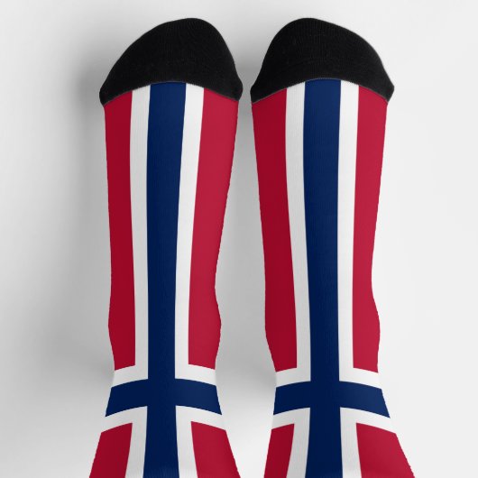 Chaussette Drapeau norvégien (Haut)