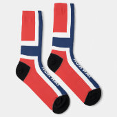 Chaussette Drapeau norvégien Scandinave (Droite)