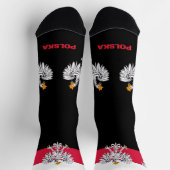Chaussette Drapeau polonais Chaussettes patriotiques, Pologne (Haut)