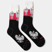 Chaussette Drapeau polonais Chaussettes patriotiques, Pologne (Droite)