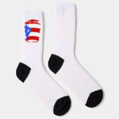Chaussette Drapeau Porto Rico (Droite)