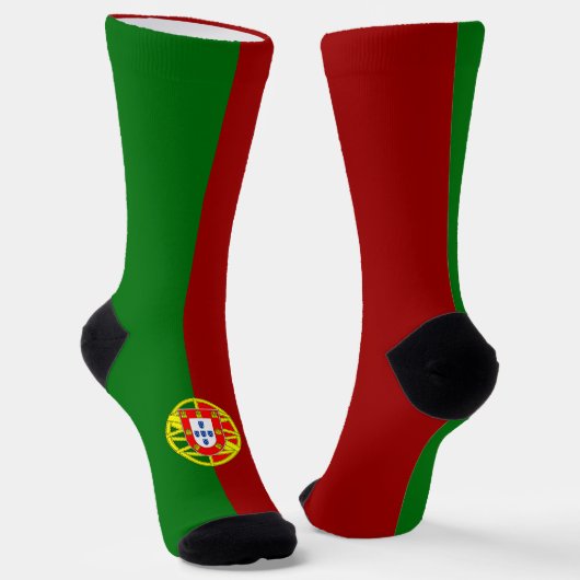 Chaussette Drapeau portugais (Angulaire)
