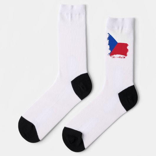 Chaussette Drapeau République tchèque (Gauche)