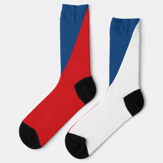 Chaussette Drapeau République tchèque (Gauche)