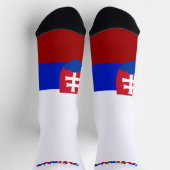 Chaussette Drapeau slovaque (Haut)
