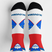 Chaussette Drapeau slovène Patriotique, Durable Slovénie (Haut)