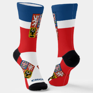 Chaussette Drapeau tchèque Patriotique, Durable République tc