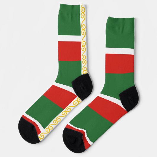 Chaussette Drapeau tchétchène (Gauche)